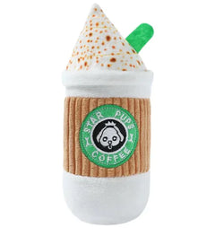 Pumpkin Spice Latte Plush Dog Toy