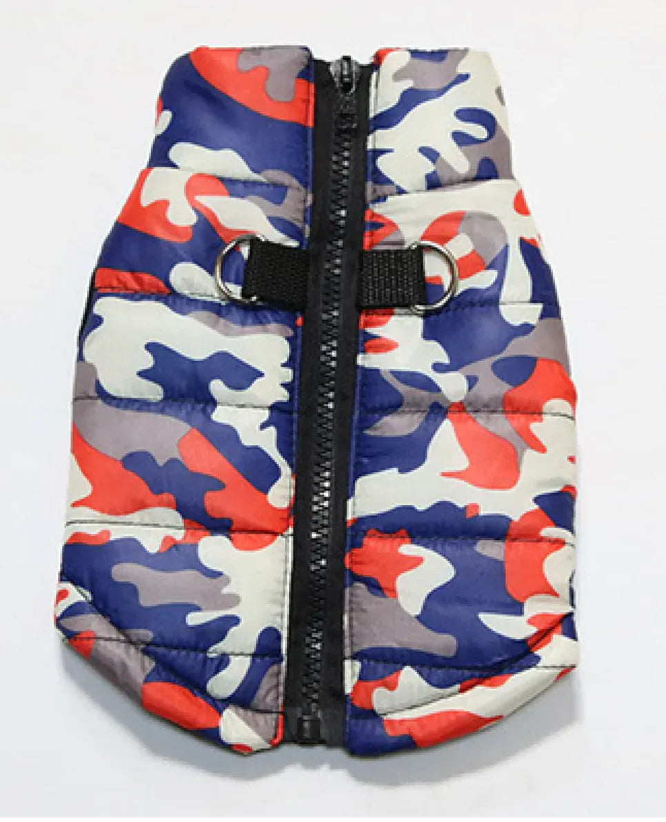 Quilted Dog Vest – Warm & Cozy