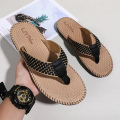 Men's Casual Beach Flip-Flops for Streaming