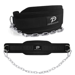 Dip Belt for Weight Lifting: Dip Belt with Heavy Duty Steel Chain for Weighted Dips Pull Ups Squats - Weighted Dip Belt for Strength Training Gym Home