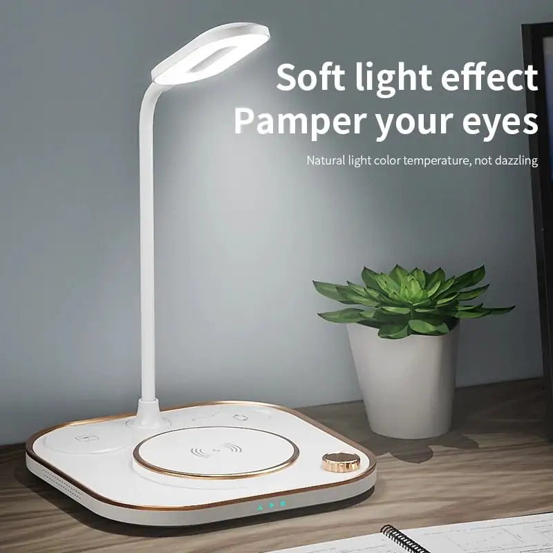 Led Desk Lamp 4 in 1 Wireless Charger