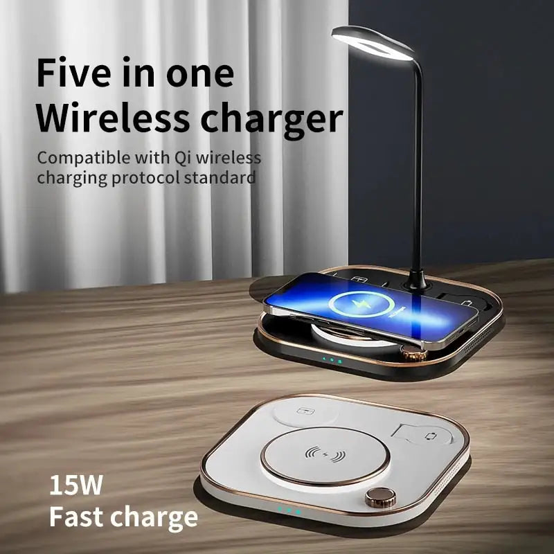Led Desk Lamp 4 in 1 Wireless Charger