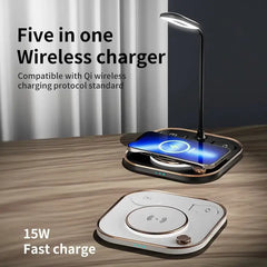 Led Desk Lamp 4 in 1 Wireless Charger