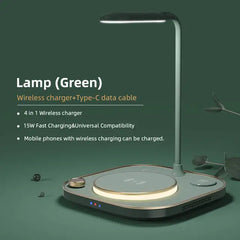 Led Desk Lamp 4 in 1 Wireless Charger