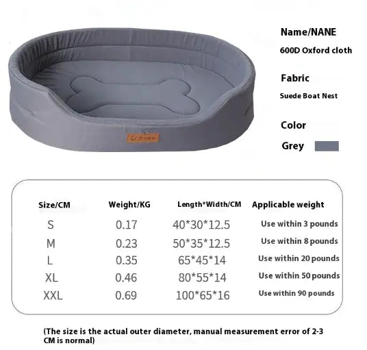 Polar Fleece Waterproof Dog Bed