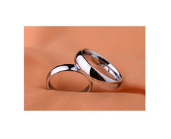 Polished Tungsten Ring for Men, Couple Matching Bands