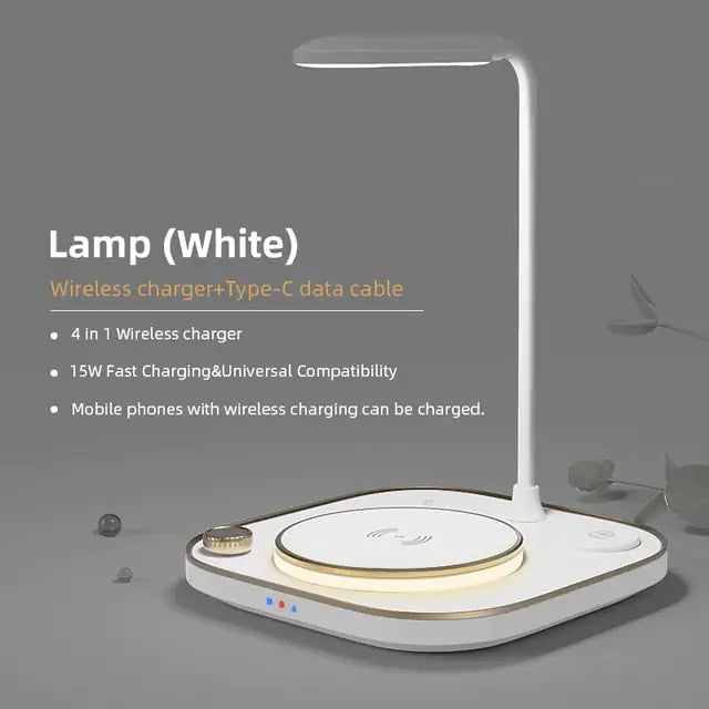 Led Desk Lamp 4 in 1 Wireless Charger