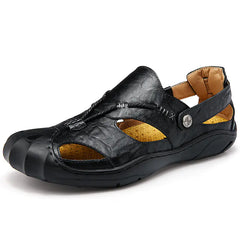 Men's Leather Sandals and Outdoor Casual Shoes