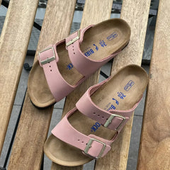 2024 Leather Double Buckle Cork Sole Sandals Unisex