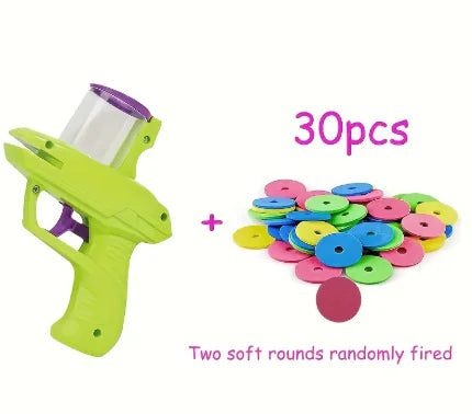 Interactive Cat Toy Launcher With Foam Disc