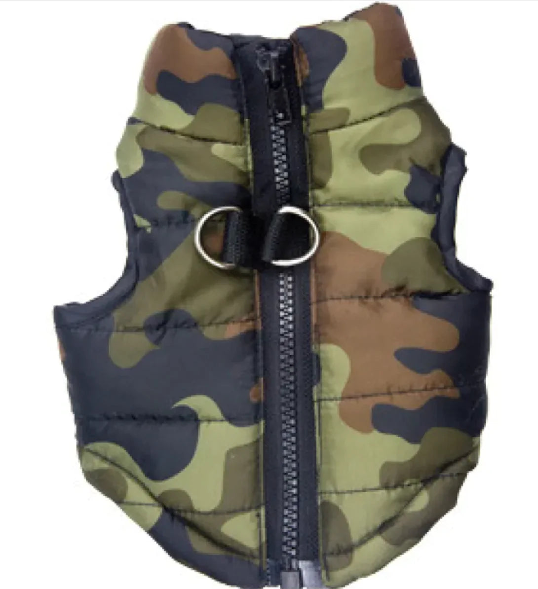 Quilted Dog Vest – Warm & Cozy