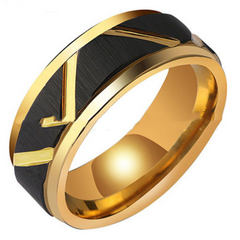Tungsten Carbide Ring Fractured in Gold