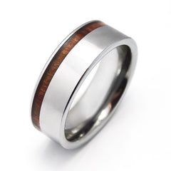 Men's Tungsten Wood Grain Ring - Custom Premium Quality
