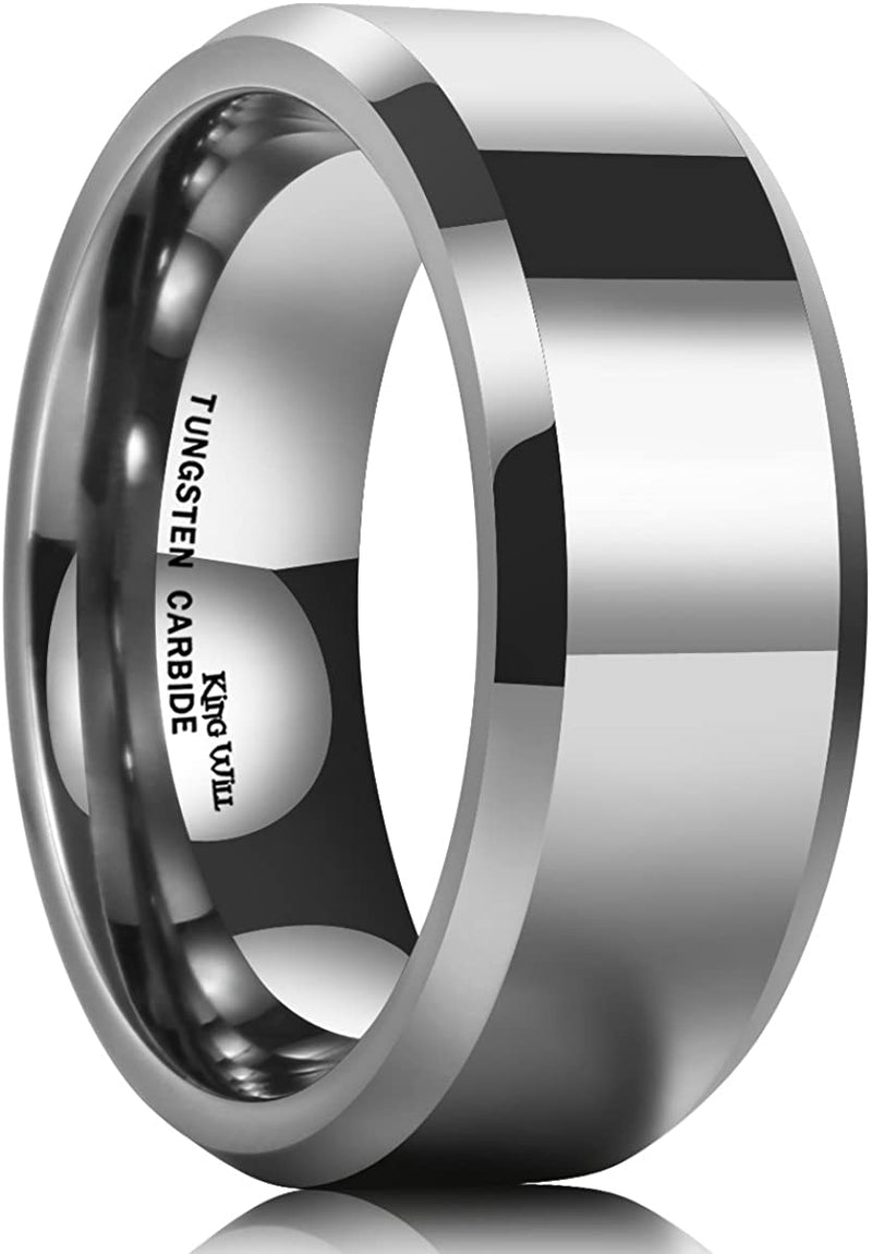 Tungsten Steel Polished w/ Beveled Edge