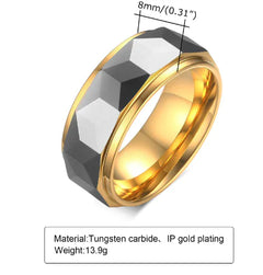 Men's Tungsten Ring - Trendy Fashion Accessory