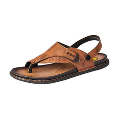 Men's Genuine Leather Sandals - Summer 2023 Casual Footwear
