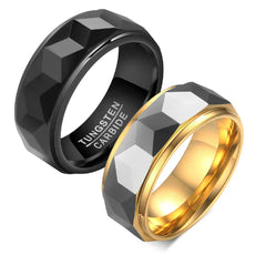 Men's Tungsten Ring - Trendy Fashion Accessory