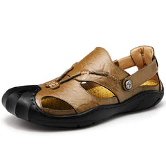 Men's Leather Sandals and Outdoor Casual Shoes