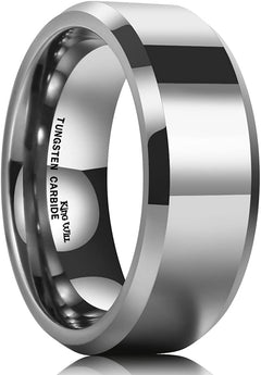 Tungsten Steel Polished w/ Beveled Edge
