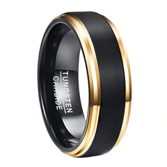 Men's Fashion Tungsten Steel Personality Side Ring