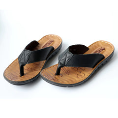 Men's Summer New Cowhide Flip Flops Sandals
