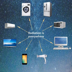 Quantum EMF Shield - Anti Radiation Shield 5G EMF Protection - Phones Laptops - 12 Stickers